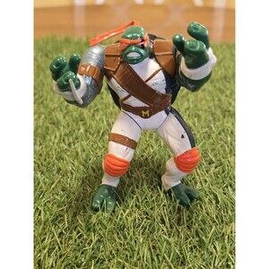 TMNT Ninja Turtles 1995 MICHAELANGELO Jim Lee Comic Playmates Incomplete Figure